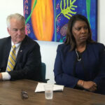 Staten Island District Attorney Michael E. Mahon and NYS Attorney General Letitia James