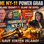 Laline’s Blame Trump Farce: Luthmann blasts media hack column and exposes the race-based NY-11 gerrymander threatening Staten Island.