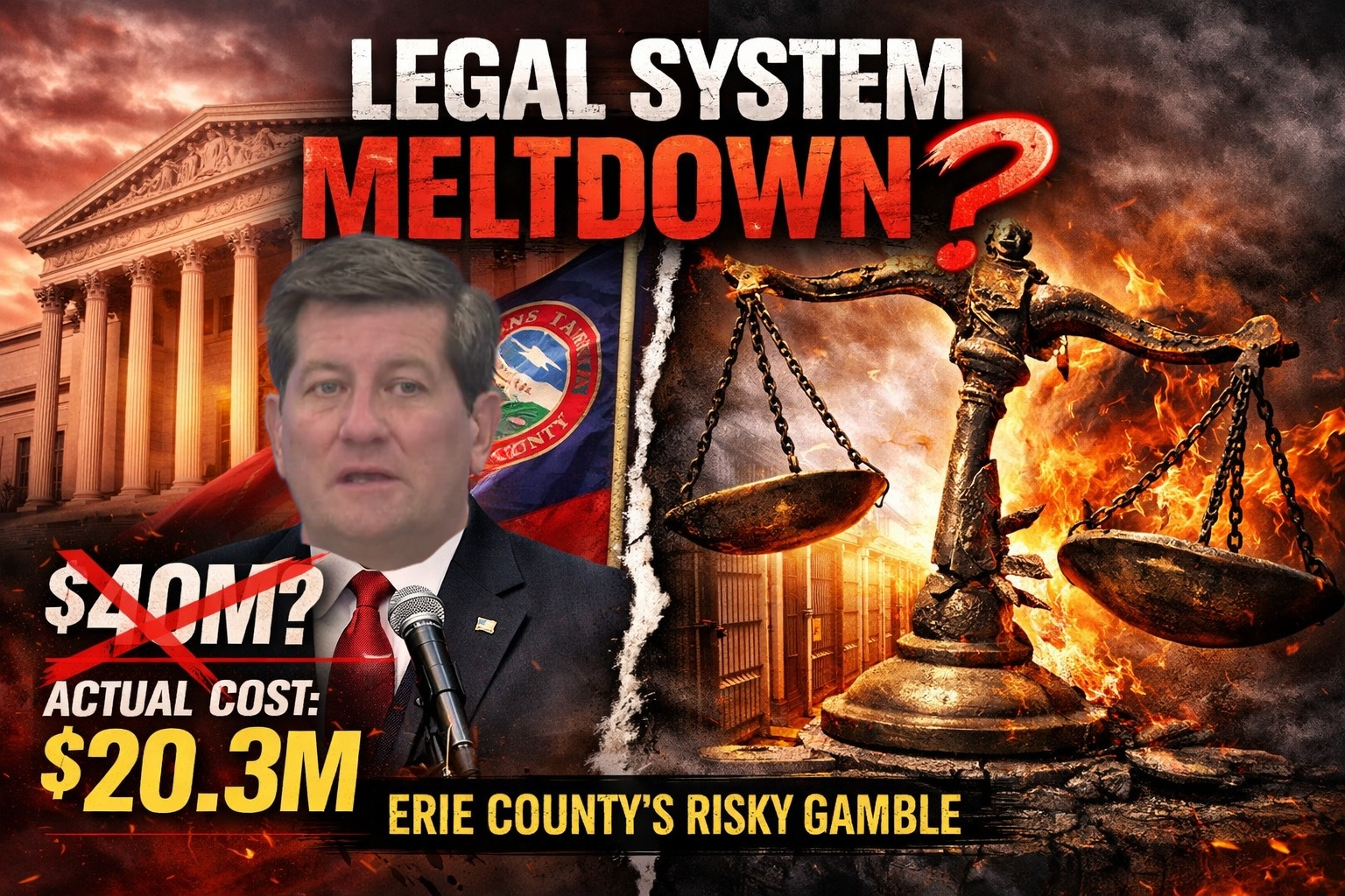 Erie County $40M Lie