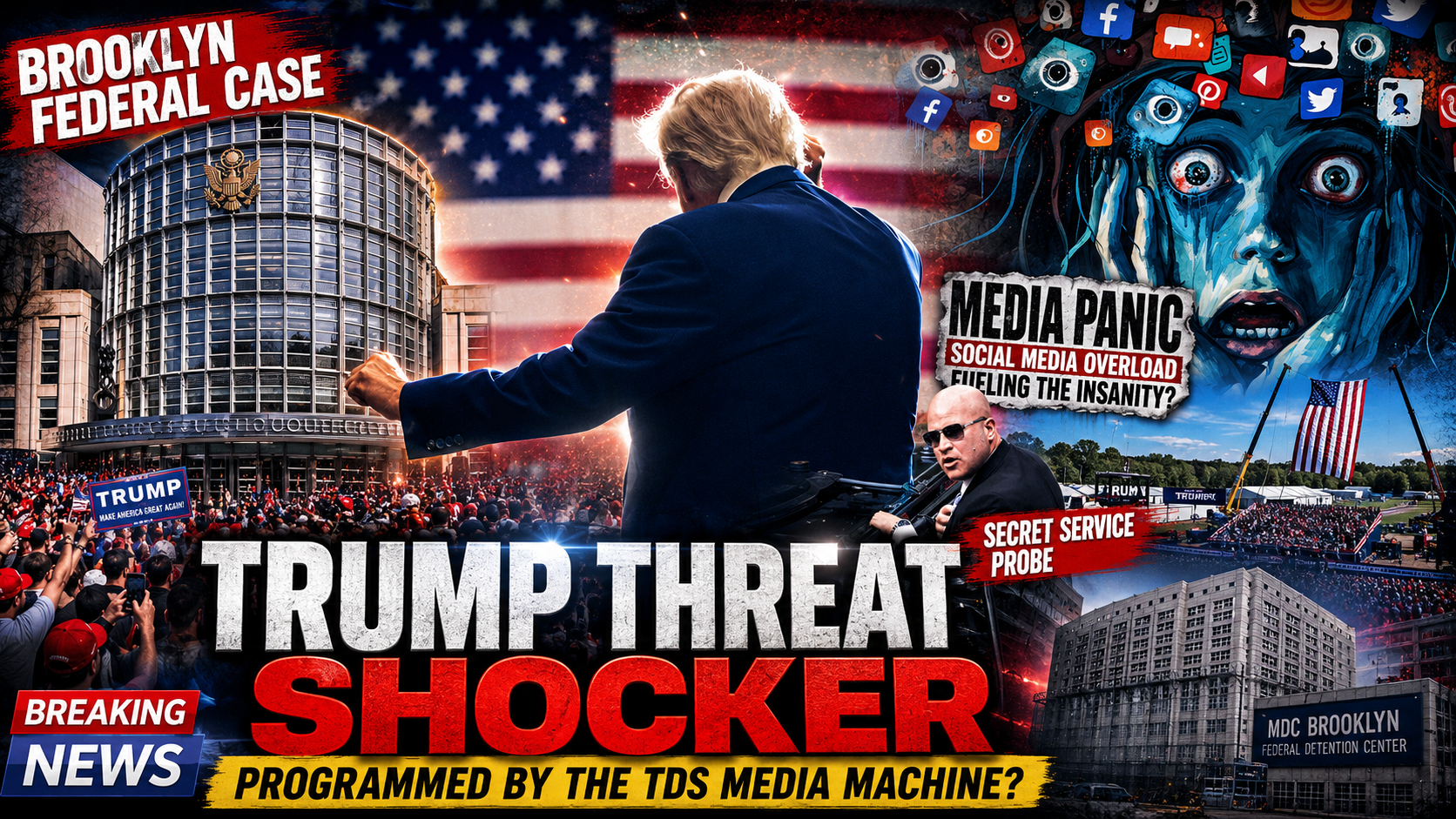 Trump Death Threat Shocker: Brooklyn case raises explosive question - Did years of TDS media programming help push political violence?