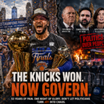 NY Pols Fumble Knicks Win: Knicks win the NBA title, but politicians risk turning the parade into "managed joy" and a public-safety mess.