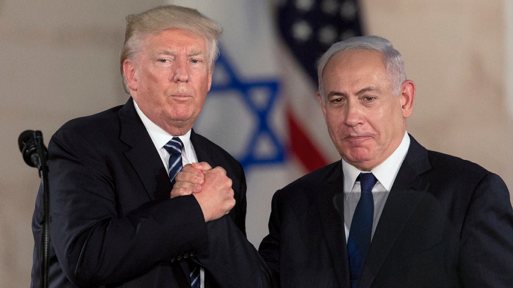 Donald Trump and Benjamin Netanyahu