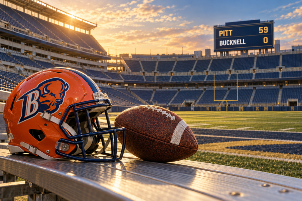 Greg Maresca examines Bucknell’s 59–0 loss to Pitt, the economics of guarantee games, and what Bob Chesney might have built in Lewisburg.