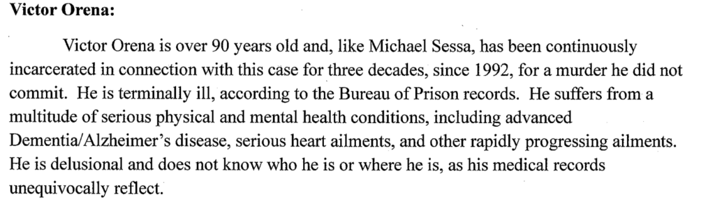 Trump Bring Little Vic Home: Jackie Orena alleges prison neglect as her grandfather’s dementia worsens, seeking Trump to issue a commutation.